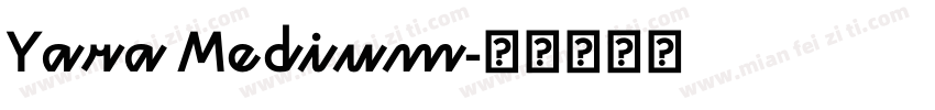 Yara Medium字体转换